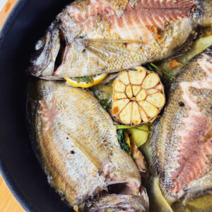 Oven-Baked Fresh Fish with Beer italian recipe