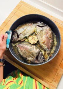 Oven-Baked Fresh Fish with Beer italian recipe