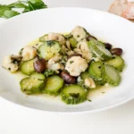 Monkfish fillet with zucchini recipe
