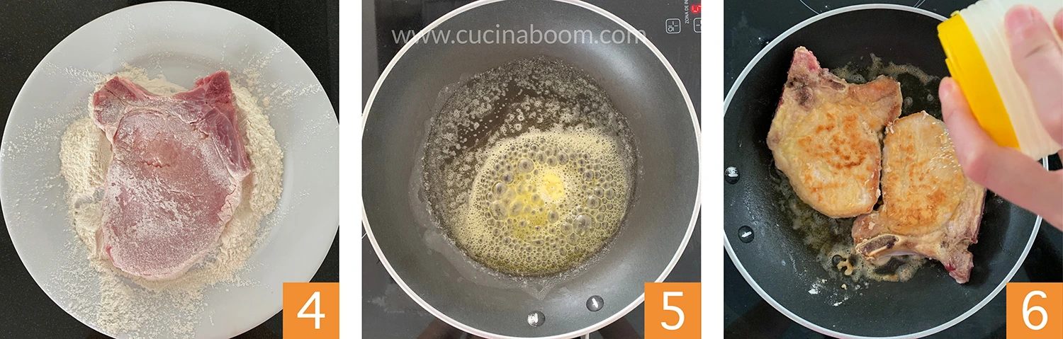 scaloppine di maiale al limone