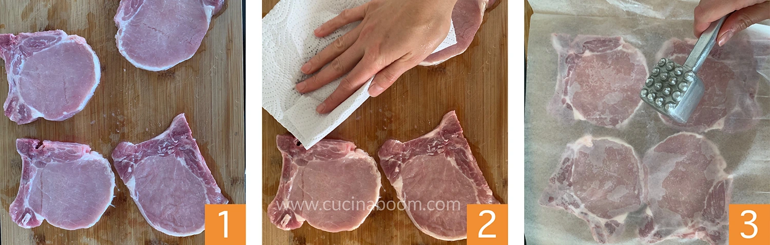 scaloppine di maiale al limone
