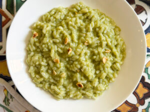risotto with broccoli