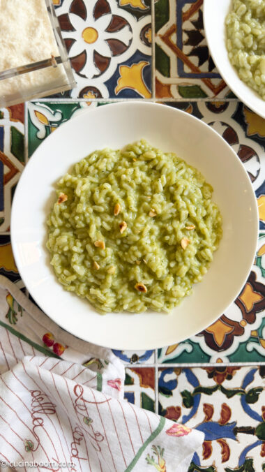 risotto with broccoli